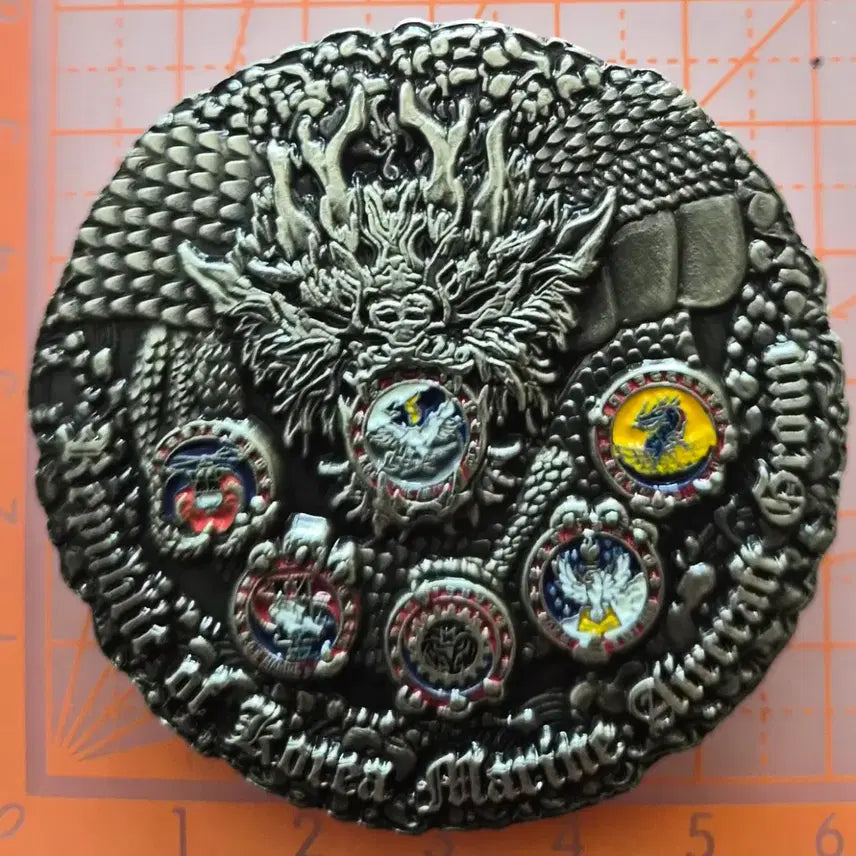 [BUNJANG] ROK Marine Corps Coin (Unit Emblem, Military Antique) / 해병대 코인(부대, 군대)
