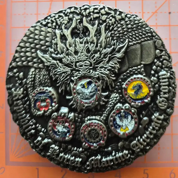 [BUNJANG] ROK Marine Corps Coin (Unit Emblem, Military Antique) / 해병대 코인(부대, 군대)