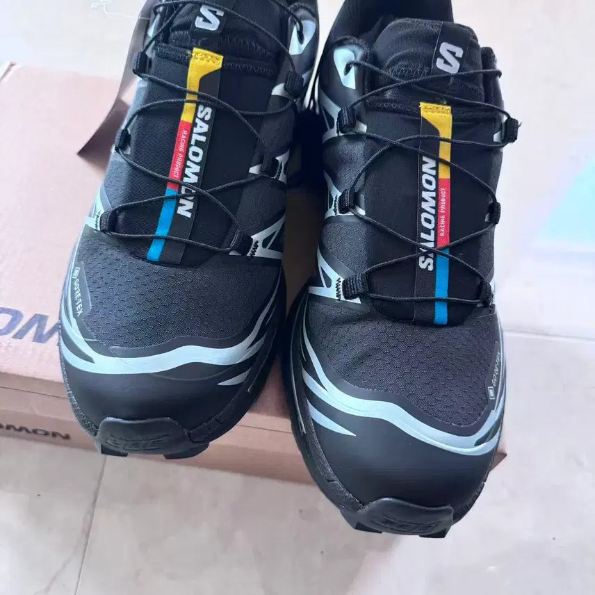 [BUNJANG] Salomon XT-6 Gore-Tex Black Silver Running Shoes / 살로몬 XT-6 고어텍스 블랙 실버 255MM