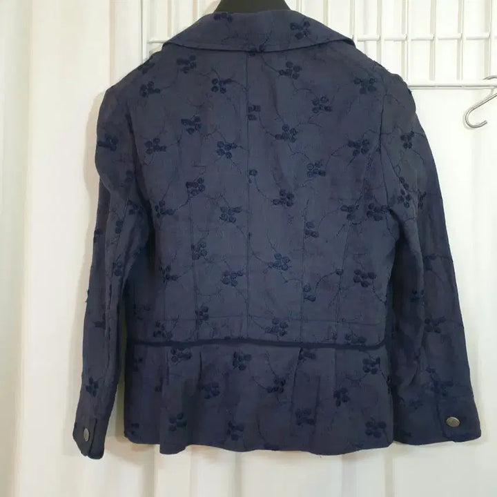 [BUNJANG] Linen Blend Suit Set - Skirt Navy Jacket / 2종셋업(55)린넨 셋업 정장 스커트