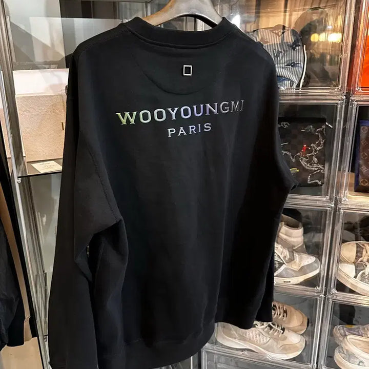 [BUNJANG] Wooyoungmi Embossed Gradient Sweatshirt Size 52 / 우영미 엠보싱 그라디언트 맨투맨 52