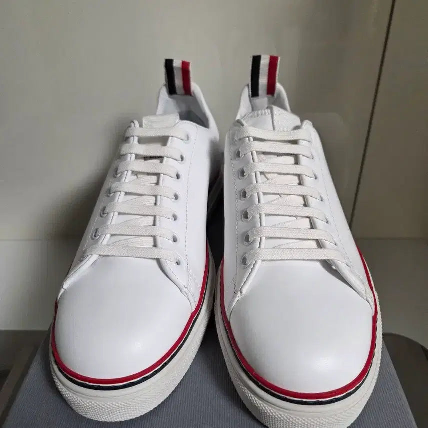[BUNJANG] Thom Browne Calfskin Sneakers White / 톰브라운 카프스킨 스니커즈 화이트