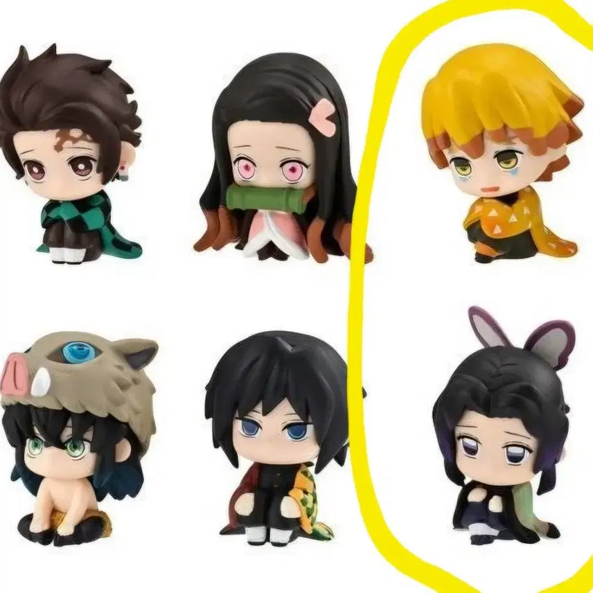 [BUNJANG] Demon Slayer Zenitsu &amp; Shinobu SD Figure Set / 귀멸의 칼날 젠이츠, 시노부 언제오려나 피규어