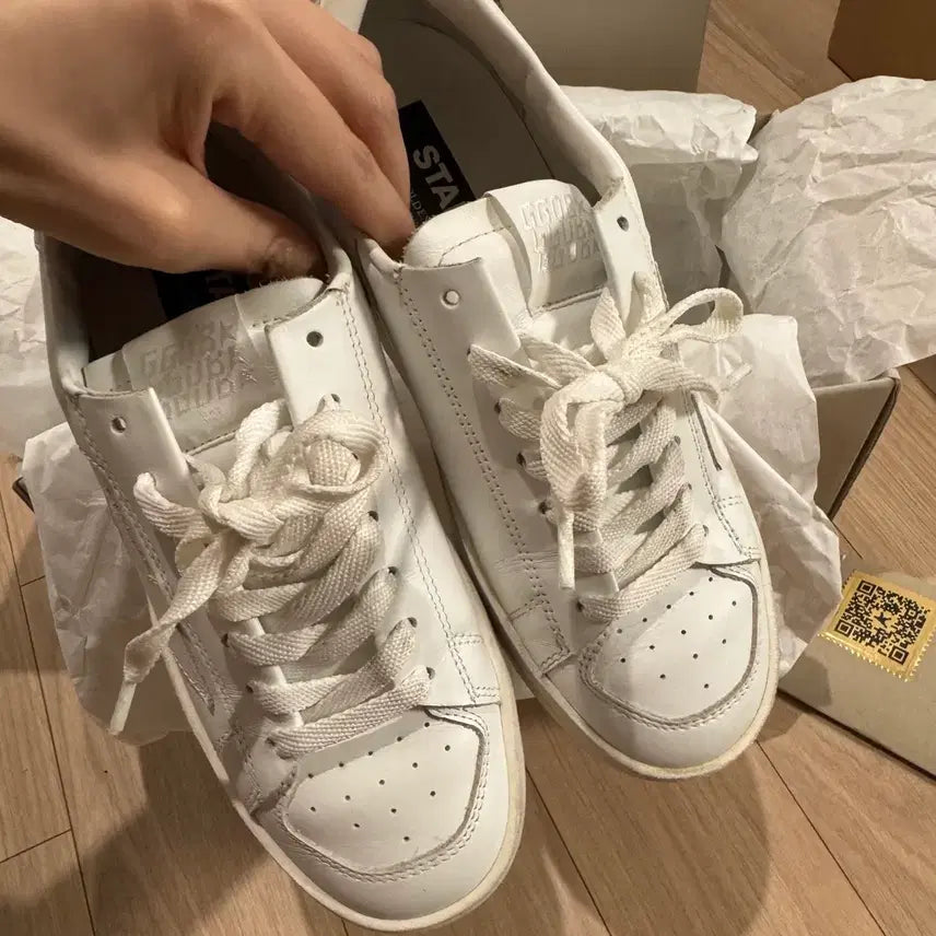 [BUNJANG] Golden Goose Star-Dan Optic White Sneakers / [골든구스] 스타단 옵틱 화이트 37(235~240)