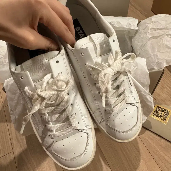 [BUNJANG] Golden Goose Star-Dan Optic White Sneakers / [골든구스] 스타단 옵틱 화이트 37(235~240)