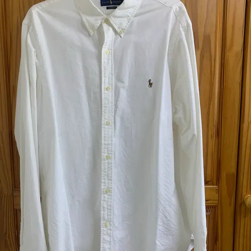 [BUNJANG] Polo Ralph Lauren Oxford White Shirt / 폴로 정품 옥스포드 화이트 셔츠