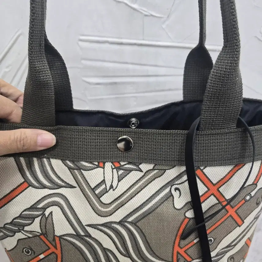 [BUNJANG] Unique Horse Pattern Canvas Tote Bag / 캔버스가방 토트백