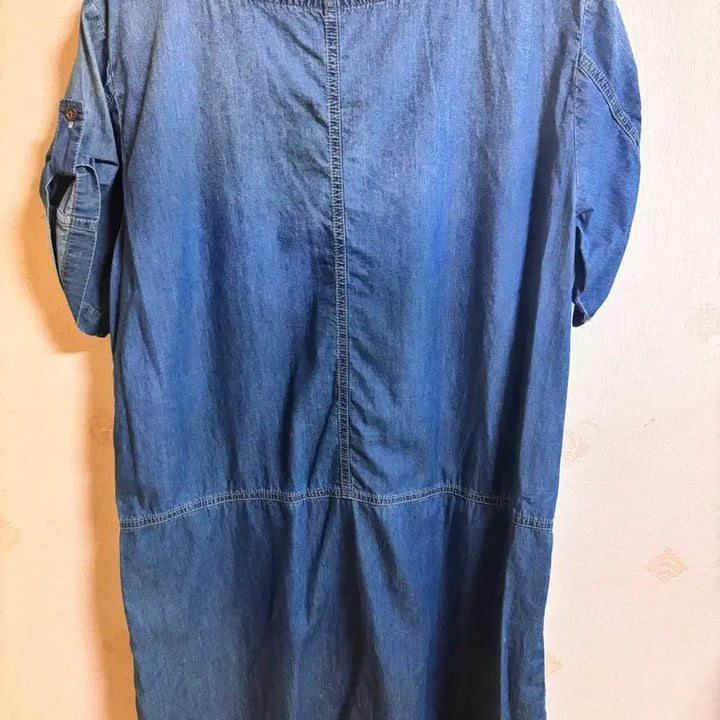 [BUNJANG] Blue Denim Short Sleeve Dress / 청색 데님 반팔 원피스