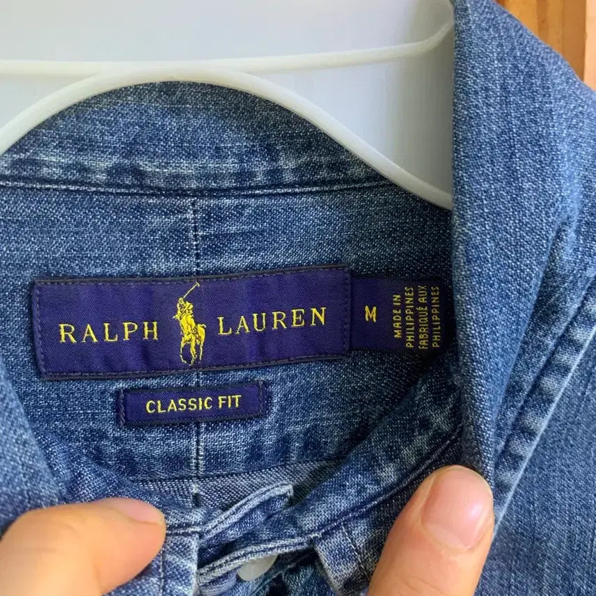[BUNJANG] Polo Ralph Lauren Denim Chambray Shirt / 폴로 데님 샴브레이 셔츠