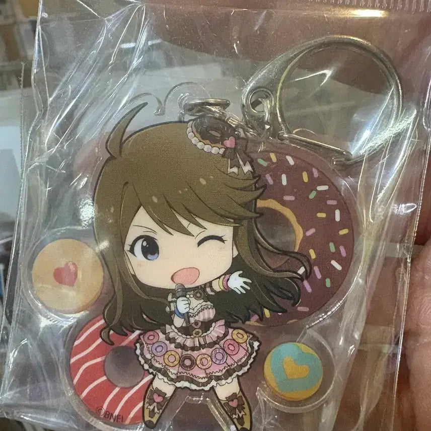 [BUNJANG] THE iDOLM@STER Tokoro Megumi Acrylic Pop Keychain / 밀리마스 토코로 메구미 아크릴 팝 키홀더