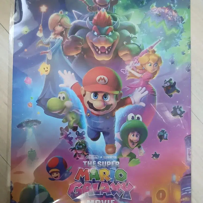 [BUNJANG] Super Mario Galaxy Cheongdam Cinema Poster / 슈퍼마리오 갤럭시 광음시네마 포스터