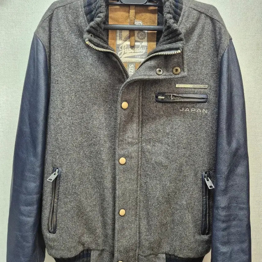 [BUNJANG] Superdry Wool Leather Varsity Jacket / Superdry(슈퍼드라이) 울 레더 바시티 자켓(스타디움 점퍼)입니다.
