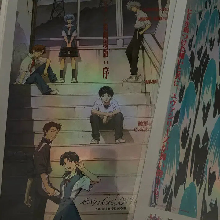 [BUNJANG] Evangelion 30th Anniversary Poster Bundle Set with Numbering Card &amp; Hongdae Pop-up Poster / 에반게리온 30주년 포스터 일괄판매+ 넘버링 카드+ 홍대 팝업포스터
