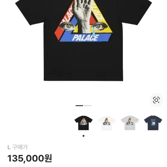 [BUNJANG] Palace Short Sleeve T-Shirt L Size / 팔라스 반팔티 L사이즈
