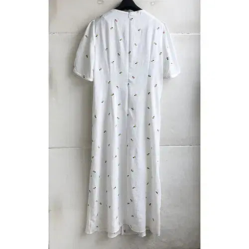 [BUNJANG] Roem White Embroidered Dress Rayon Blend / 로엠 정품/2021-66/새거수준