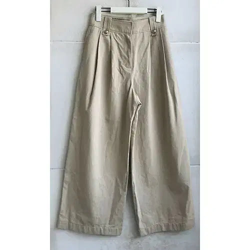 [BUNJANG] Le Commandant 100% Cotton Beige Spring/Autumn Trousers / 르꼬망/국산 - 55/새거수준