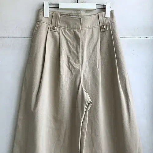 [BUNJANG] Le Commandant 100% Cotton Beige Spring/Autumn Trousers / 르꼬망/국산 - 55/새거수준