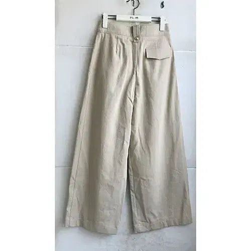 [BUNJANG] Le Commandant 100% Cotton Beige Spring/Autumn Trousers / 르꼬망/국산 - 55/새거수준