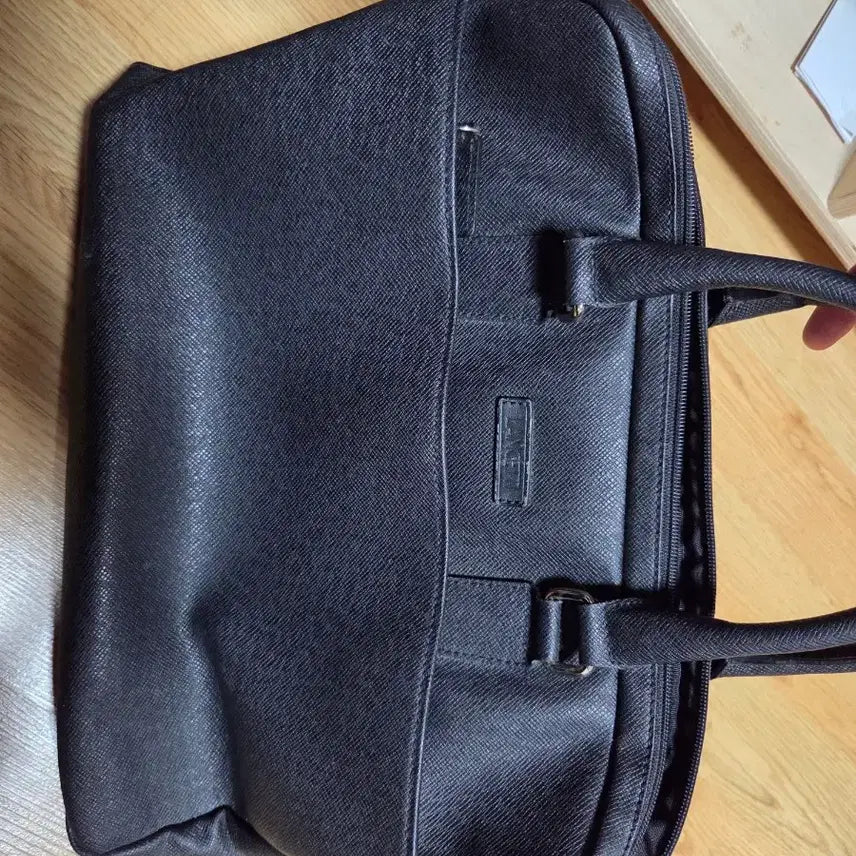 [BUNJANG] Black Leather Briefcase / 블랙 서류 가방