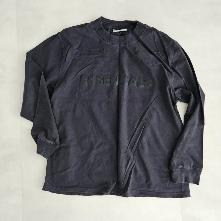 [BUNJANG] Fear of God Essentials Long Sleeve T-Shirt Navy L / 피어오브갓 에센셜 긴팔티 L사이즈 네이비