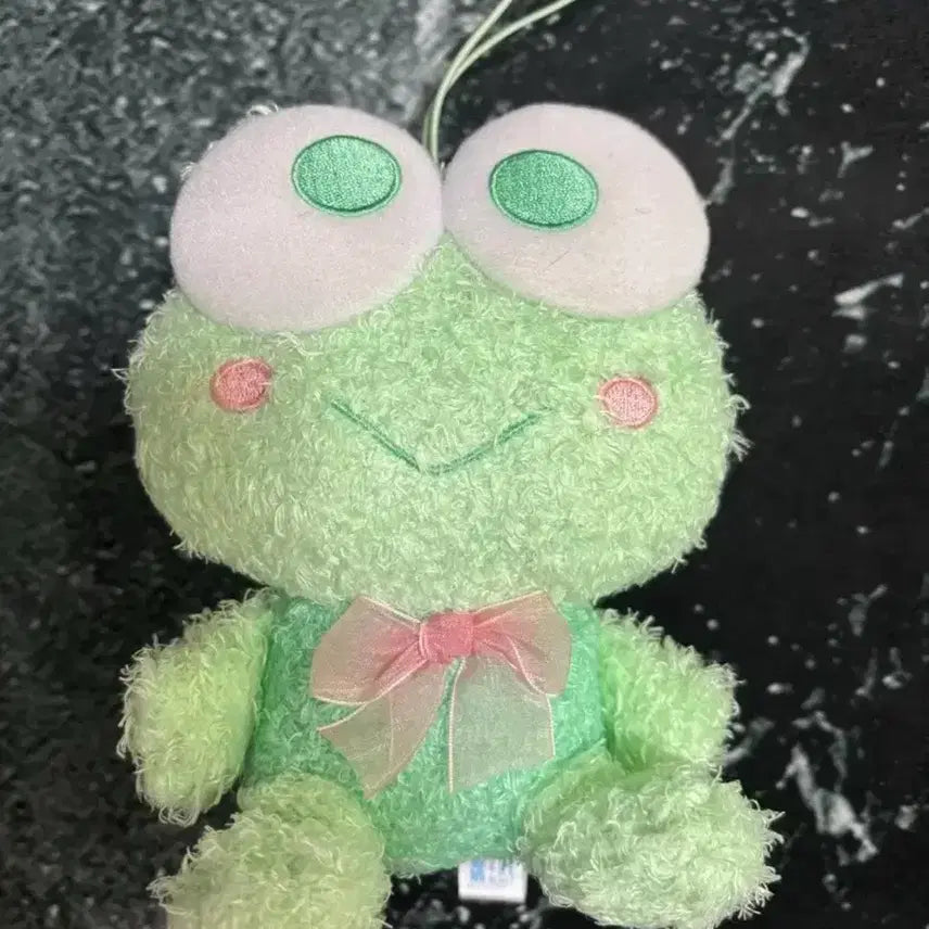 [BUNJANG] Classic Vintage Keroppi Plush Toy / 고전 빈티지 케로피 인형