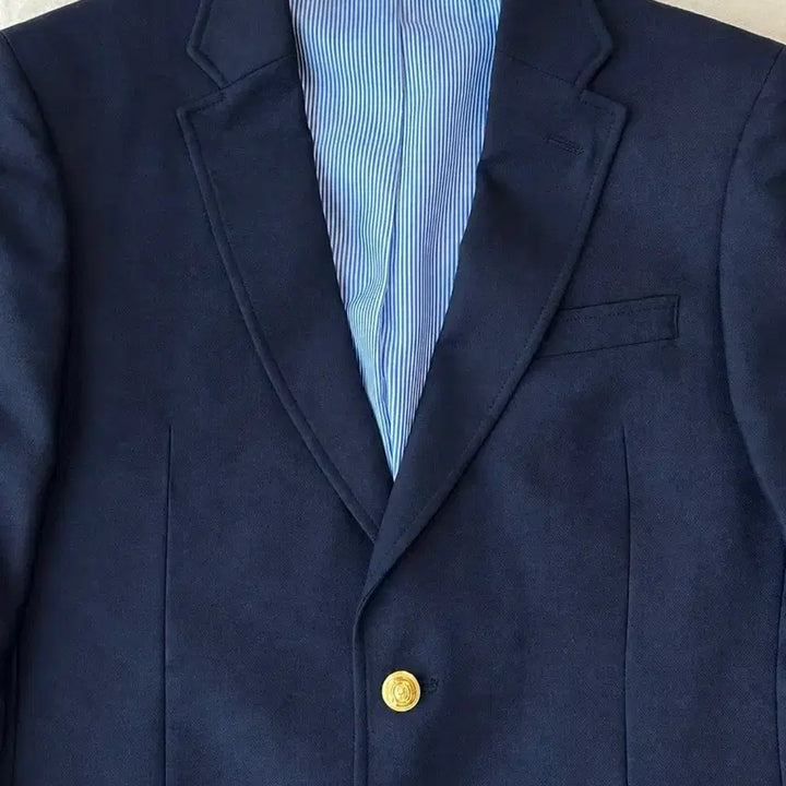 [BUNJANG] Tommy Hilfiger Navy Gold Button Wool Blazer 40R / 타미 힐피거 금장 블레이저 네이비 40R