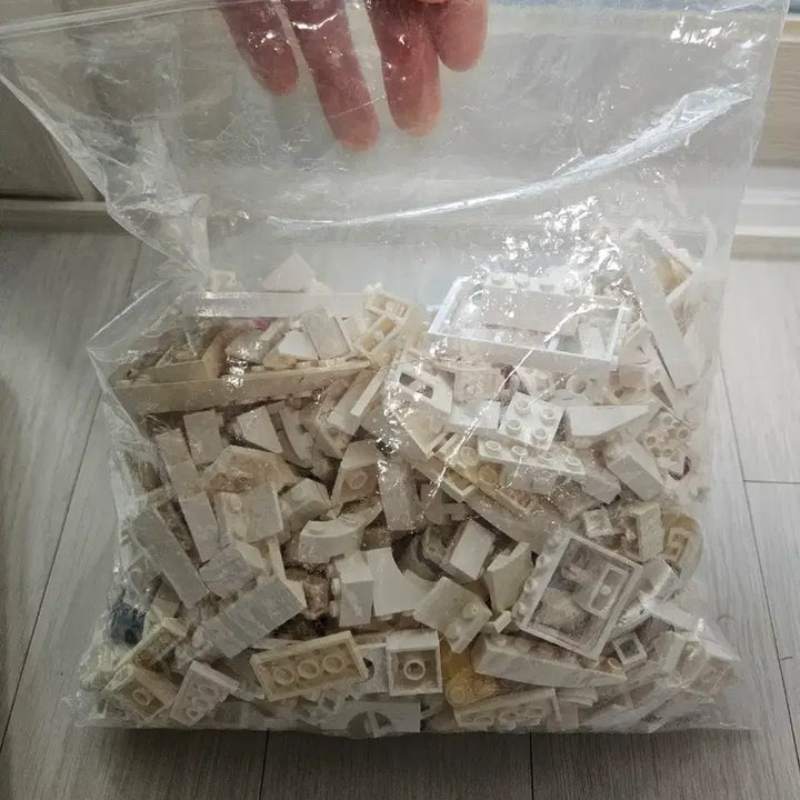 [BUNJANG] LEGO Bulk White Special Bricks (500g) / 레고 벌크 하얀색 500g 특수브릭 위주