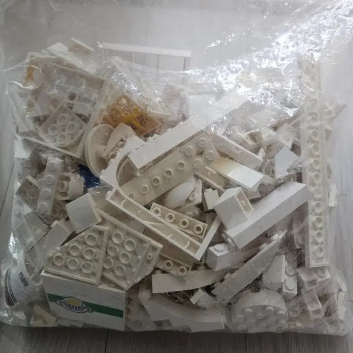 [BUNJANG] LEGO Bulk White Special Bricks (500g) / 레고 벌크 하얀색 500g 특수브릭 위주