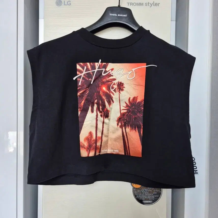 [BUNJANG] Hugo Boss Black Cropped T-Shirt / 휴고보스 크롭티