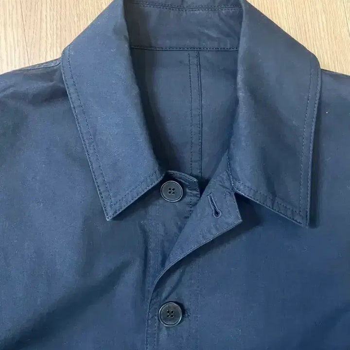 [BUNJANG] Steady Every Wear Light Work Shirts Jacket Dark Navy Size 2 / 스테디에브리웨어 라이트워크셔츠자켓 다크네이비(2)