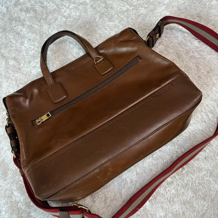 [BUNJANG] Bally Brief/Tote Bag 2-Way Brown Leather / 발리브리프 토트 2way가방