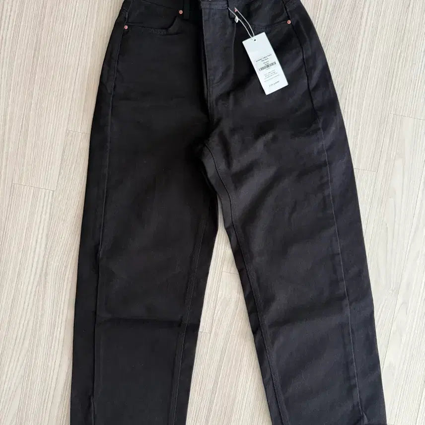 [BUNJANG] SIYAZU Arco Curved Denim Black S / 새상품-시야쥬 아르코 커브드 데님 블랙 S