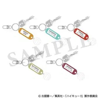 [BUNJANG] Haikyuu!! Locker Keyring Set (Parts 1 &amp; 2) / 하이큐 부실키링 1탄 2탄