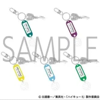 [BUNJANG] Haikyuu!! Locker Keyring Set (Parts 1 &amp; 2) / 하이큐 부실키링 1탄 2탄