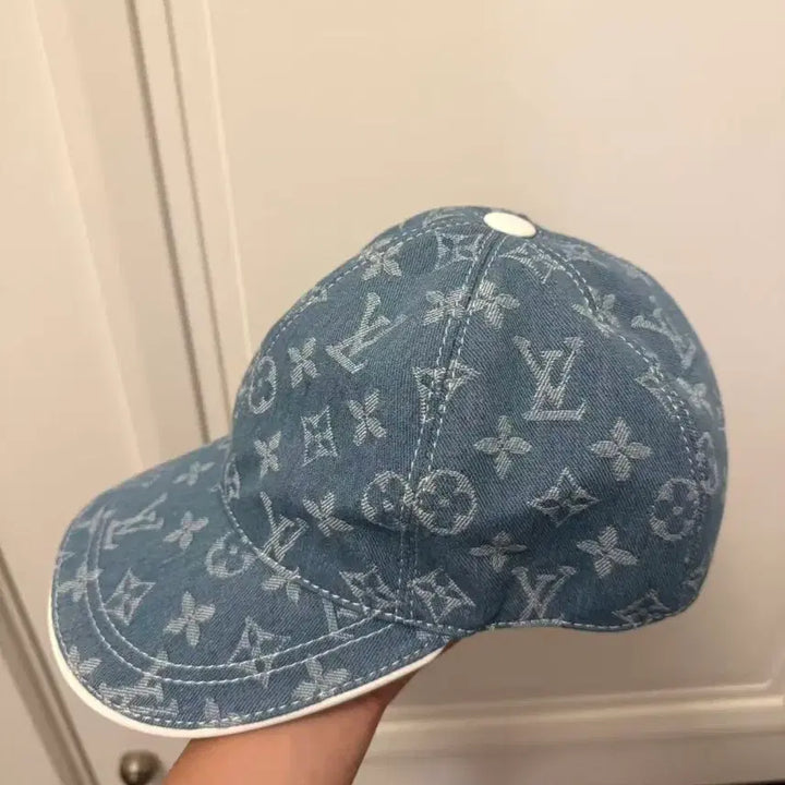 [BUNJANG] Louis Vuitton Monogram Denim Baseball Cap / 루이비통 야구 모자