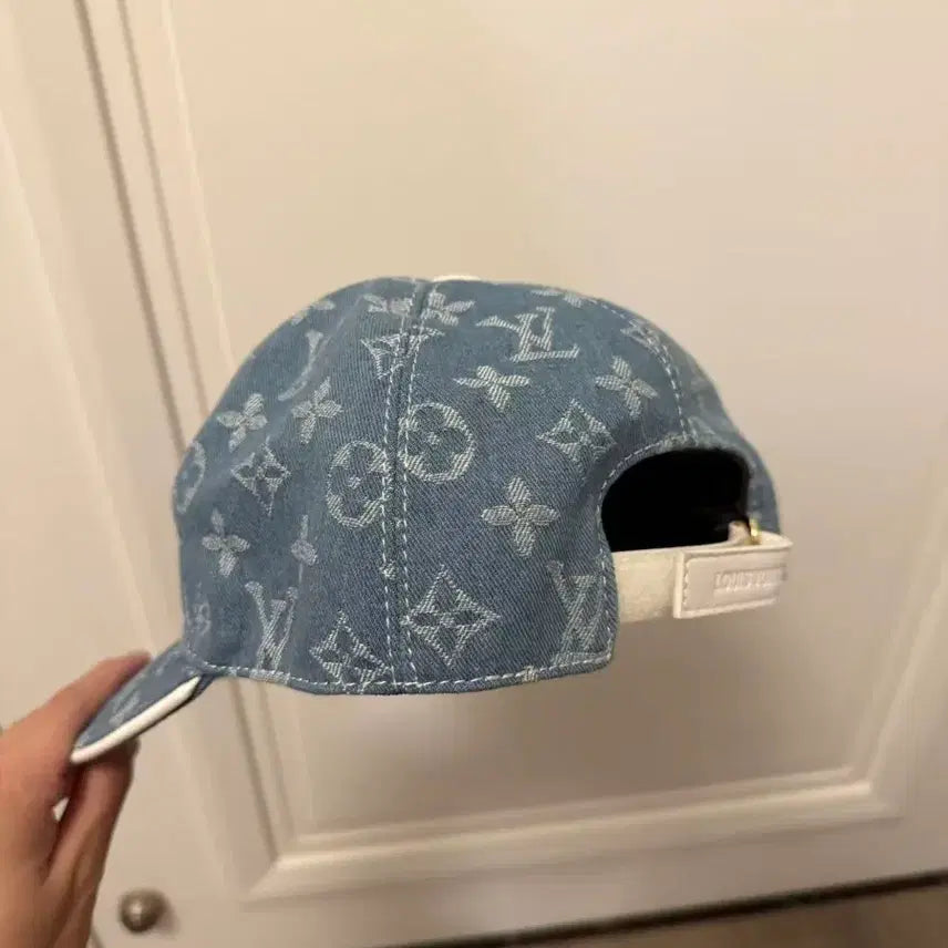 [BUNJANG] Louis Vuitton Monogram Denim Baseball Cap / 루이비통 야구 모자