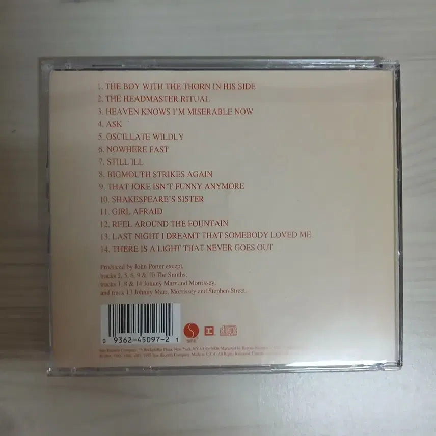 [BUNJANG] The Smiths ...Best II Album (CD) / 더스미스 -  ...Best II 앨범 (CD)