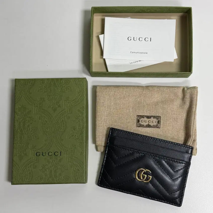 [BUNJANG] Gucci GG Marmont Card Case Wallet / 구찌 GG 마몽 카드 케이스 카드지갑