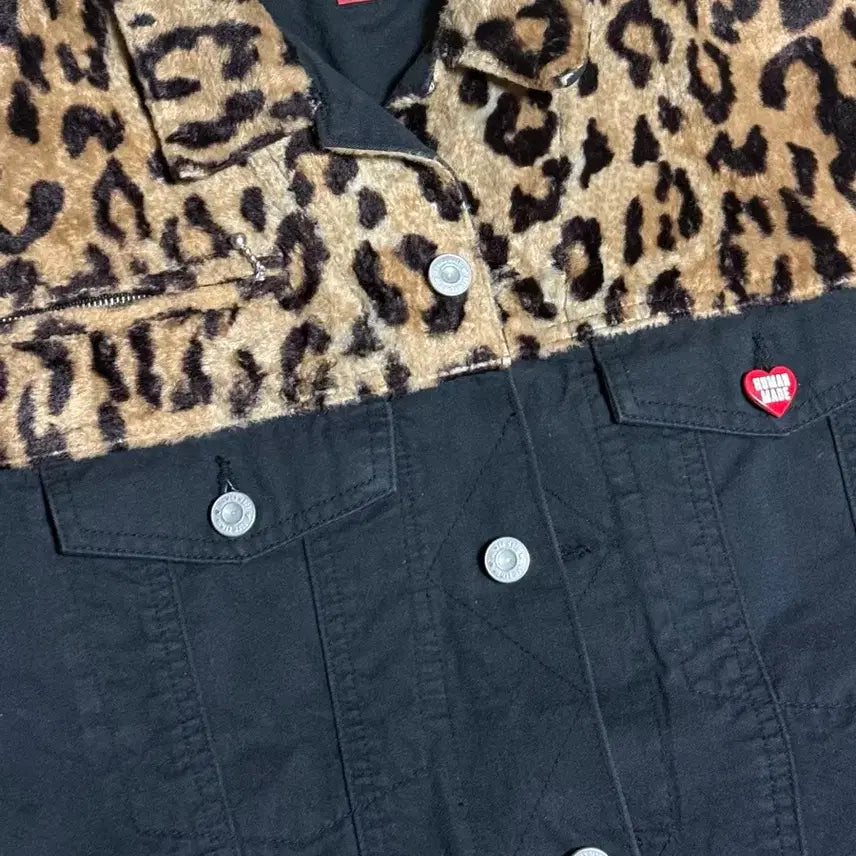 [BUNJANG] Human Made Leopard Jacket XL / 휴먼메이드 레오파드 자켓 xl