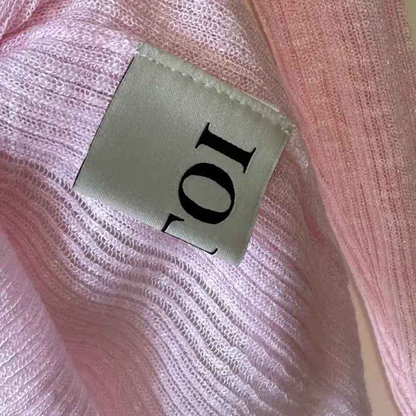 [BUNJANG] Attirare Pink Knit Long Sleeve T-Shirt / 아뜨와 | [새제품] 핑크 니트 긴팔 티셔츠
