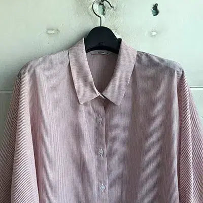[BUNJANG] JISSE NE Authentic Striped Blouse / 지센 정품/2021-77.88/새거수준