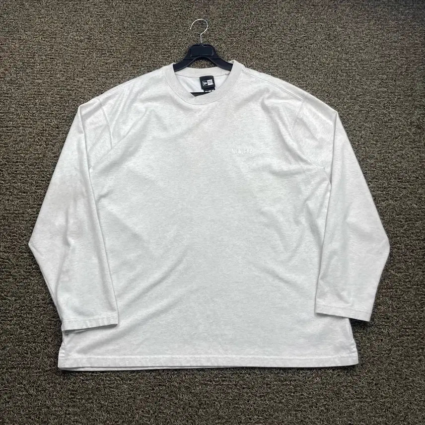 [BUNJANG] New Era Embroidered Logo Long Sleeve Back Melange 2XL / 뉴에라 자수로고 백멜란지 롱슬리브