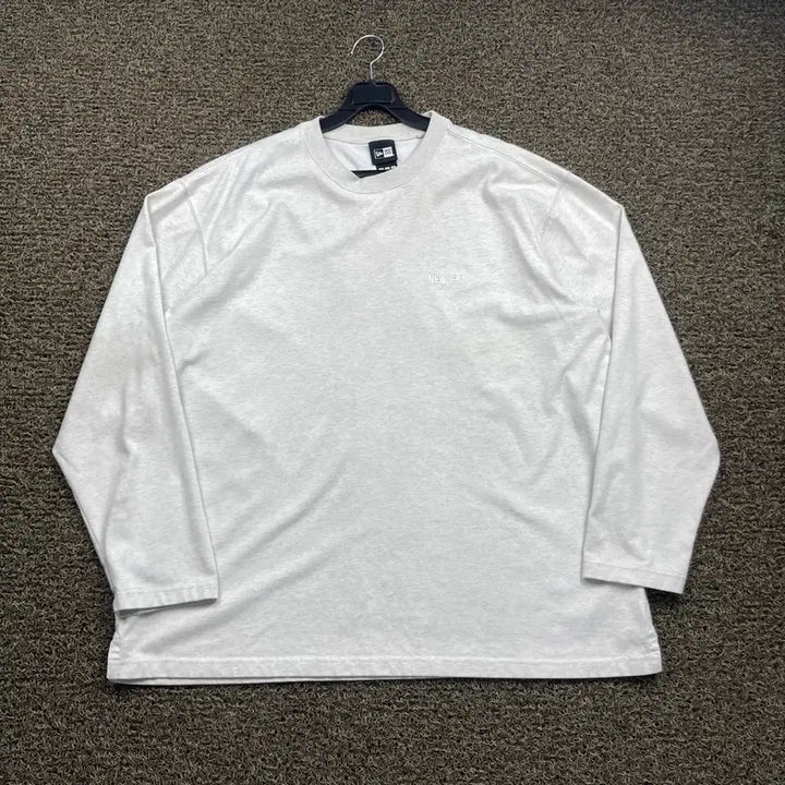 [BUNJANG] New Era Embroidered Logo Long Sleeve Back Melange 2XL / 뉴에라 자수로고 백멜란지 롱슬리브