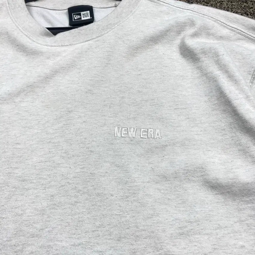 [BUNJANG] New Era Embroidered Logo Long Sleeve Back Melange 2XL / 뉴에라 자수로고 백멜란지 롱슬리브