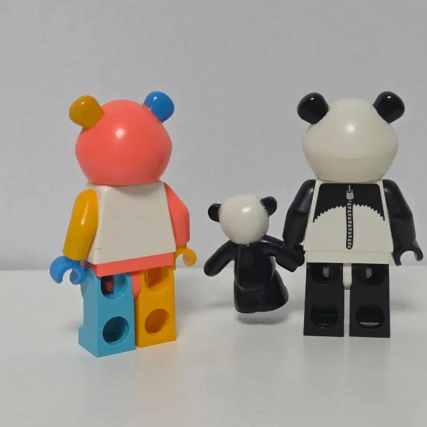 [BUNJANG] Lego Rainbow Bear Animal Building Blocks / 레고 판다 팬더 무지개 곰 알바 동물 알바