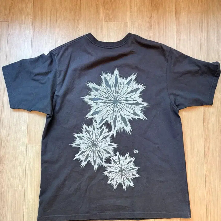 [BUNJANG] Hatching Room Charcoal Short Sleeve T-Shirt / [2] 해칭룸 반팔 차콜