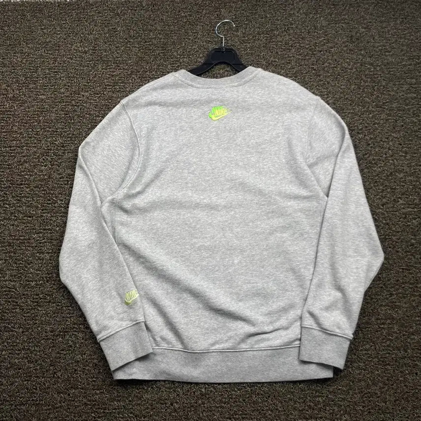 [BUNJANG] Nike Multi-Logo Grey Sweatshirt / 나이키 멀티로고 그레이 맨투맨
