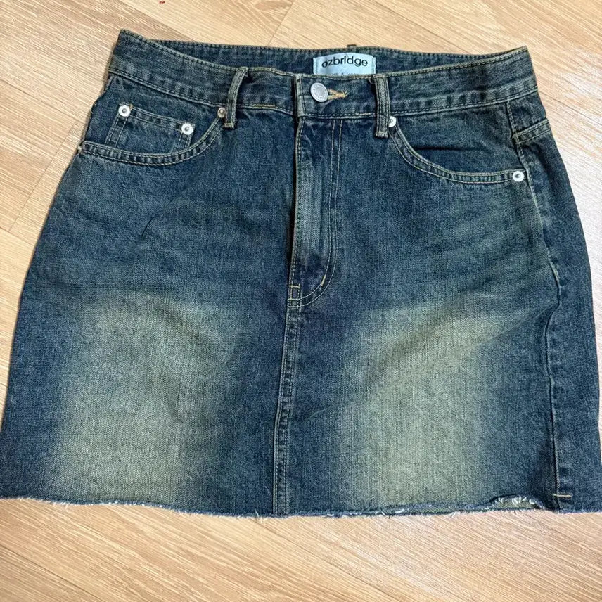 [BUNJANG] OZ BRIDGE Denim Mini Skirt / 오즈브릿지 데님 미니스커트