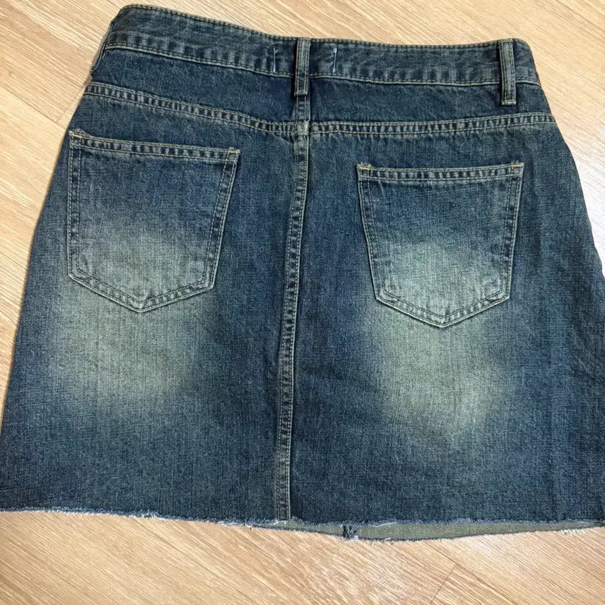 [BUNJANG] OZ BRIDGE Denim Mini Skirt / 오즈브릿지 데님 미니스커트
