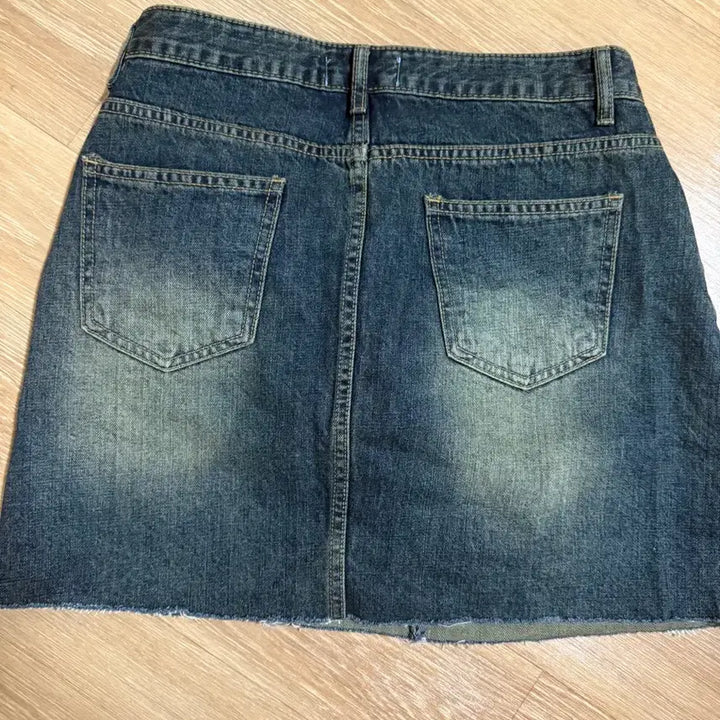 [BUNJANG] OZ BRIDGE Denim Mini Skirt / 오즈브릿지 데님 미니스커트